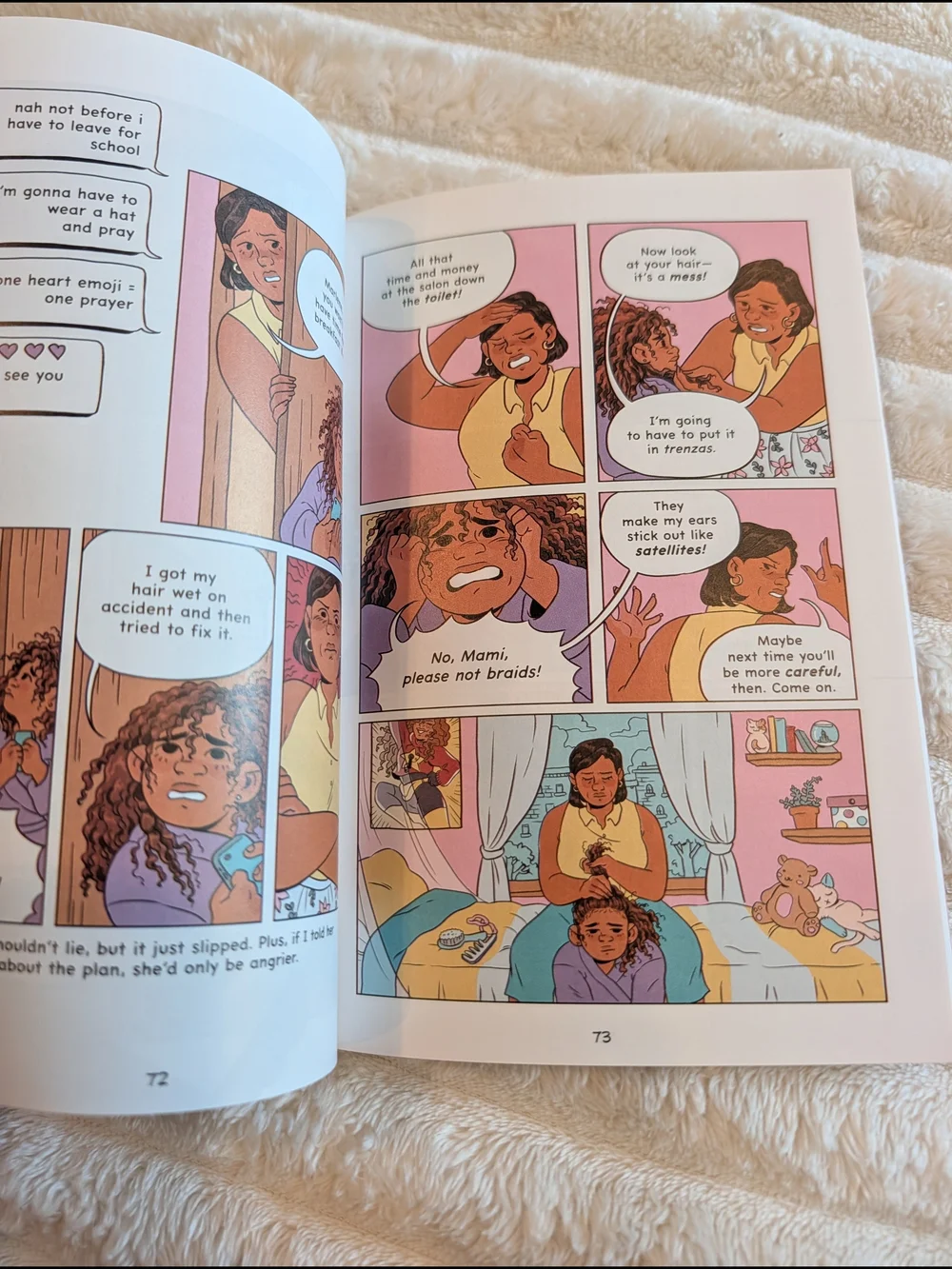Frizzy by Claribel A. Ortega is a middle-grade graphic novel